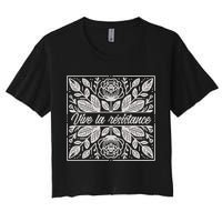 Leftist Subtle Feminist Subtle Protest Democrat Crop Top