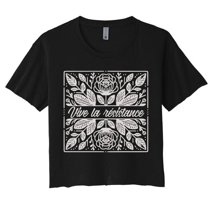 Leftist Subtle Feminist Subtle Protest Democrat Crop Top