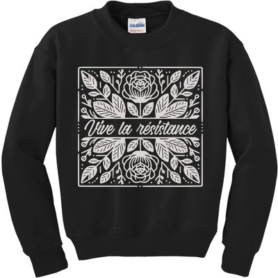 Leftist Subtle Feminist Subtle Protest Democrat Kids Sweatshirt