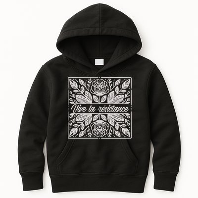 Leftist Subtle Feminist Subtle Protest Democrat Kids Hoodie