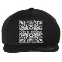 Leftist Subtle Feminist Subtle Protest Democrat Wool Snapback Cap