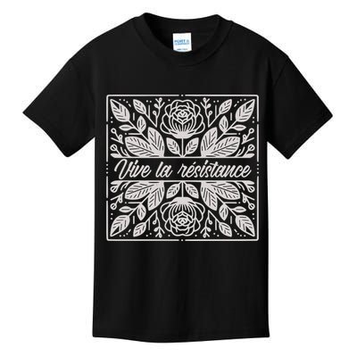 Leftist Subtle Feminist Subtle Protest Democrat Kids T-Shirt