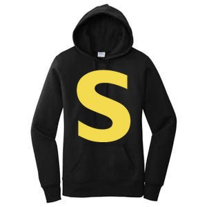 Letter S Funny Chipmunk Group Matching Halloween Costume Women's Pullover Hoodie