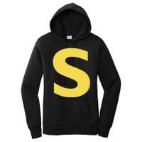 Letter S Funny Chipmunk Group Matching Halloween Costume Women's Pullover Hoodie