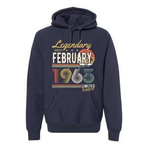 Legendary Since February 1963 – Happy Birthday Premium Hoodie