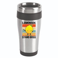 Lemonade Squad For Stand Boss Lemon Juice Summer 16oz Travel Tumbler