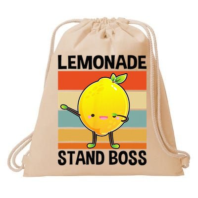 Lemonade Squad For Stand Boss Lemon Juice Summer Drawstring Bag