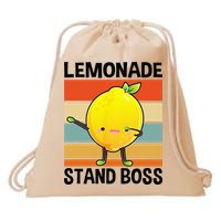 Lemonade Squad For Stand Boss Lemon Juice Summer Drawstring Bag