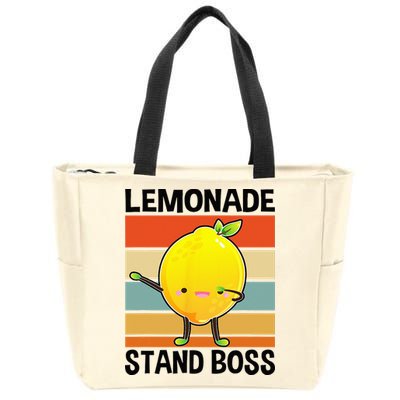 Lemonade Squad For Stand Boss Lemon Juice Summer Zip Tote Bag
