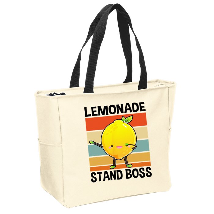 Lemonade Squad For Stand Boss Lemon Juice Summer Zip Tote Bag