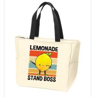 Lemonade Squad For Stand Boss Lemon Juice Summer Zip Tote Bag
