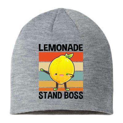Lemonade Squad For Stand Boss Lemon Juice Summer Sustainable Beanie