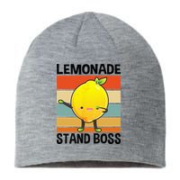 Lemonade Squad For Stand Boss Lemon Juice Summer Sustainable Beanie