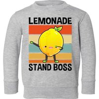 Lemonade Squad For Stand Boss Lemon Juice Summer Toddler Sweatshirt
