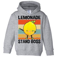 Lemonade Squad For Stand Boss Lemon Juice Summer Toddler Hoodie