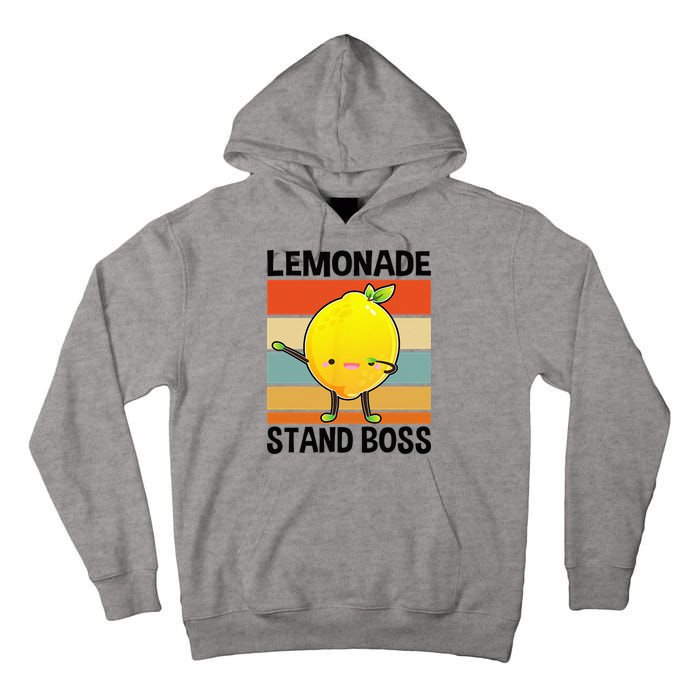 Lemonade Squad For Stand Boss Lemon Juice Summer Tall Hoodie