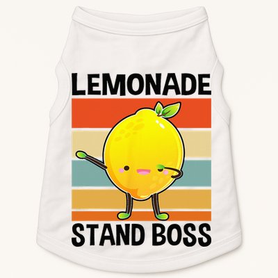Lemonade Squad For Stand Boss Lemon Juice Summer Doggie Tank
