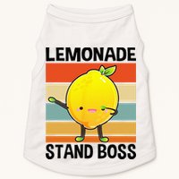 Lemonade Squad For Stand Boss Lemon Juice Summer Doggie Tank