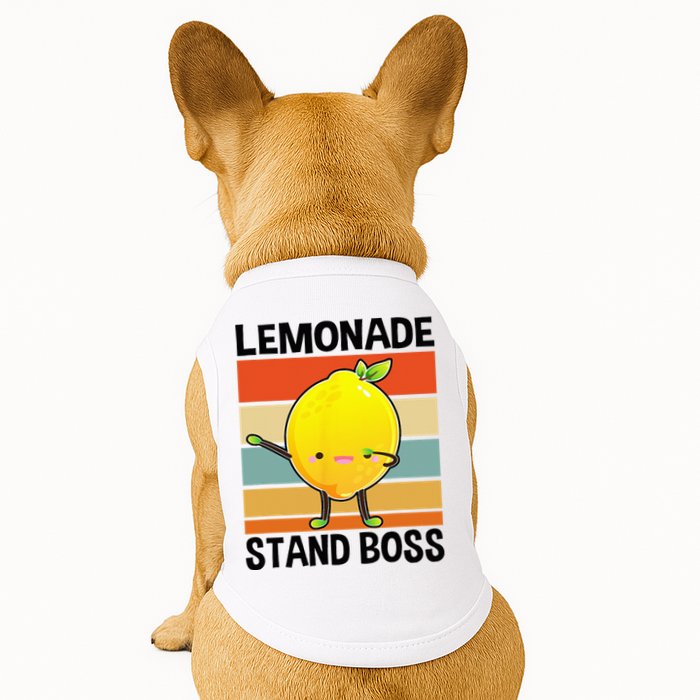 Lemonade Squad For Stand Boss Lemon Juice Summer Doggie Tank