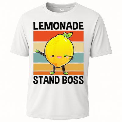 Lemonade Squad For Stand Boss Lemon Juice Summer Cooling Performance Crew T-Shirt