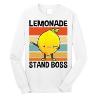 Lemonade Squad For Stand Boss Lemon Juice Summer Long Sleeve Shirt