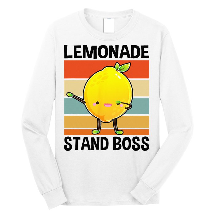 Lemonade Squad For Stand Boss Lemon Juice Summer Long Sleeve Shirt