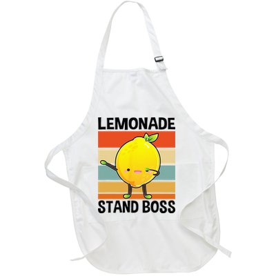 Lemonade Squad For Stand Boss Lemon Juice Summer Full-Length Apron With Pockets