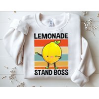Lemonade Squad For Stand Boss Lemon Juice Summer Sweatshirt