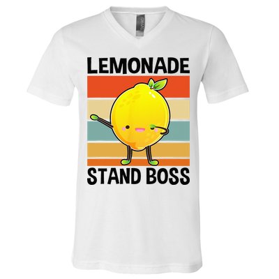 Lemonade Squad For Stand Boss Lemon Juice Summer V-Neck T-Shirt