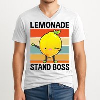Lemonade Squad For Stand Boss Lemon Juice Summer V-Neck T-Shirt
