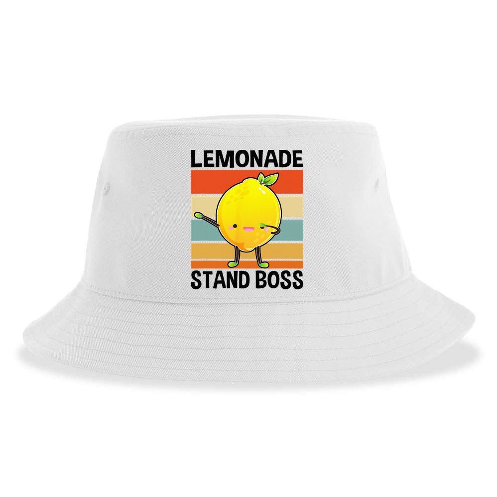 Lemonade Squad For Stand Boss Lemon Juice Summer Sustainable Bucket Hat