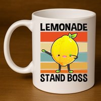 Lemonade Squad For Stand Boss Lemon Juice Summer 11oz C Handle Ceramic Mug