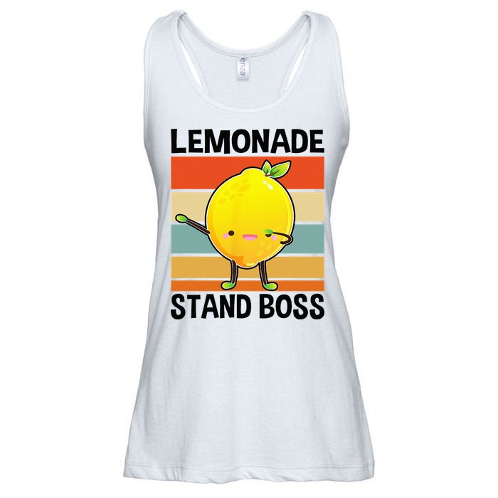Lemonade Squad For Stand Boss Lemon Juice Summer Ladies Essential Flowy Tank