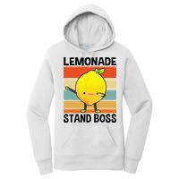 Lemonade Squad For Stand Boss Lemon Juice Summer Women's Pullover Hoodie