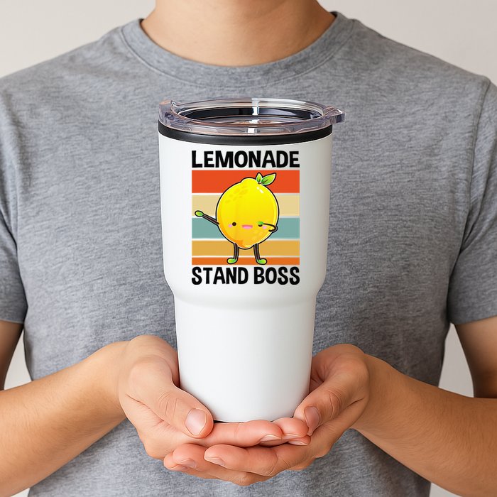 Lemonade Squad For Stand Boss Lemon Juice Summer Tumbler