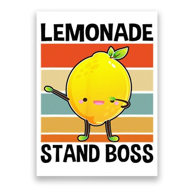 Lemonade Squad For Stand Boss Lemon Juice Summer Poster