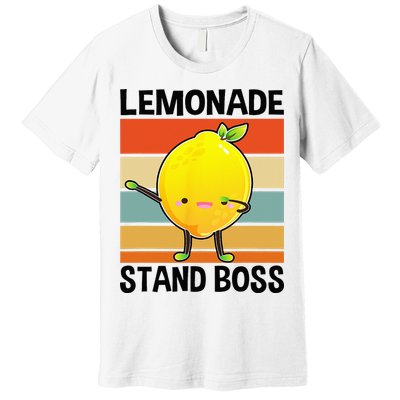 Lemonade Squad For Stand Boss Lemon Juice Summer Premium T-Shirt