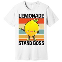 Lemonade Squad For Stand Boss Lemon Juice Summer Premium T-Shirt