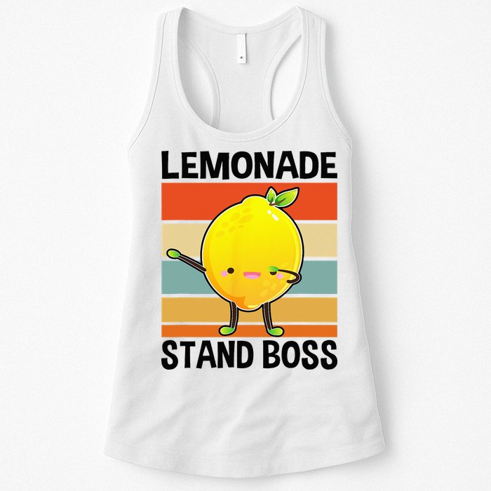 Lemonade Squad For Stand Boss Lemon Juice Summer Womens Tank Top