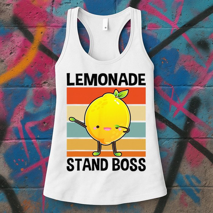 Lemonade Squad For Stand Boss Lemon Juice Summer Womens Tank Top