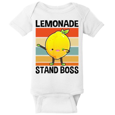 Lemonade Squad For Stand Boss Lemon Juice Summer Baby Bodysuit