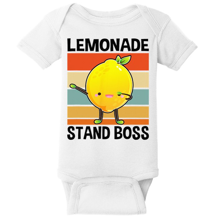 Lemonade Squad For Stand Boss Lemon Juice Summer Baby Bodysuit