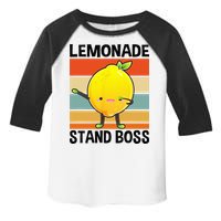 Lemonade Squad For Stand Boss Lemon Juice Summer Toddler Fine Jersey T-Shirt
