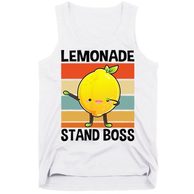Lemonade Squad For Stand Boss Lemon Juice Summer Tank Top