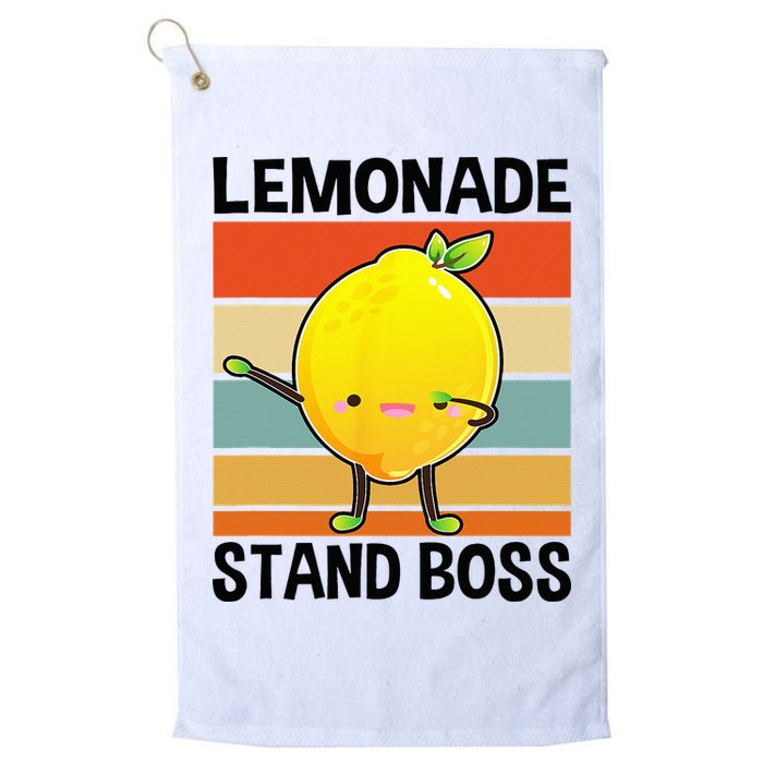 Lemonade Squad For Stand Boss Lemon Juice Summer Golf Towel