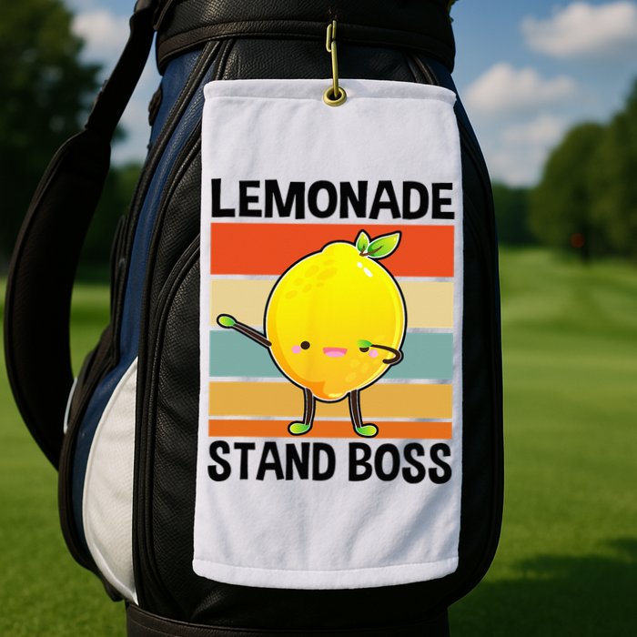 Lemonade Squad For Stand Boss Lemon Juice Summer Golf Towel
