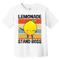 Lemonade Squad For Stand Boss Lemon Juice Summer Toddler T-Shirt