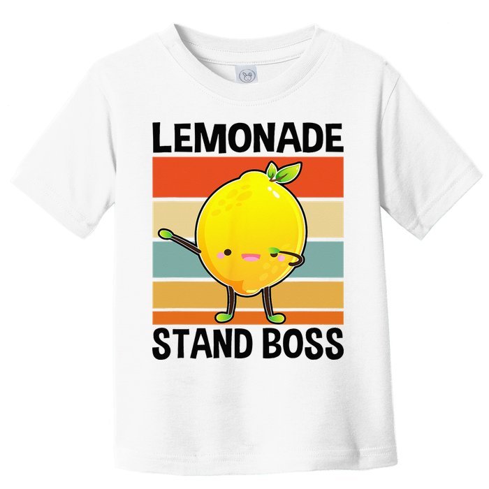 Lemonade Squad For Stand Boss Lemon Juice Summer Toddler T-Shirt