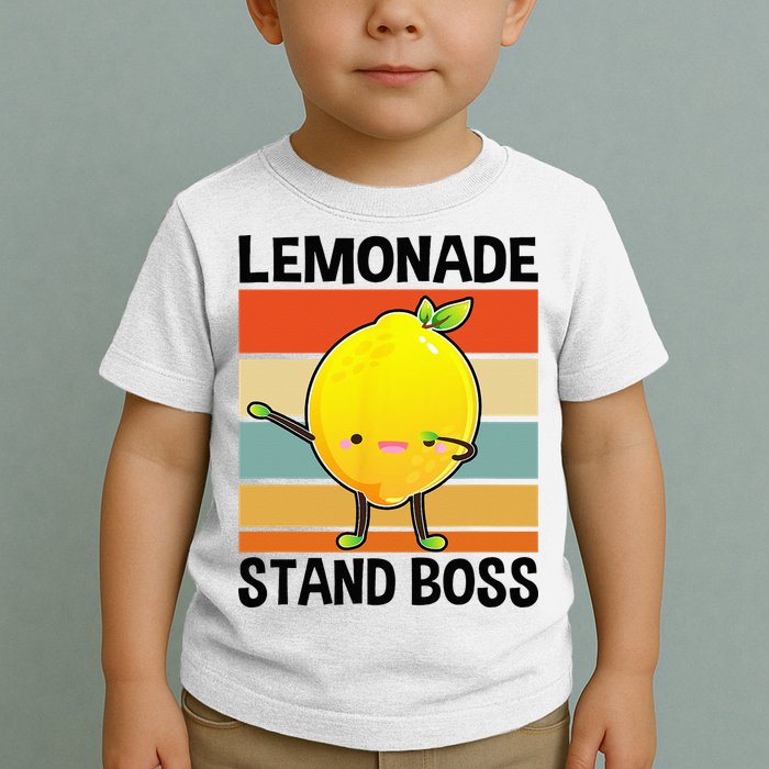 Lemonade Squad For Stand Boss Lemon Juice Summer Toddler T-Shirt