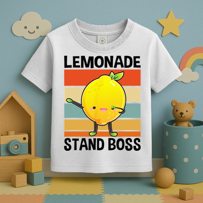 Lemonade Squad For Stand Boss Lemon Juice Summer Toddler T-Shirt